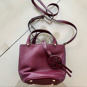 Burgundy Tory Burch Crossbody/Handbag